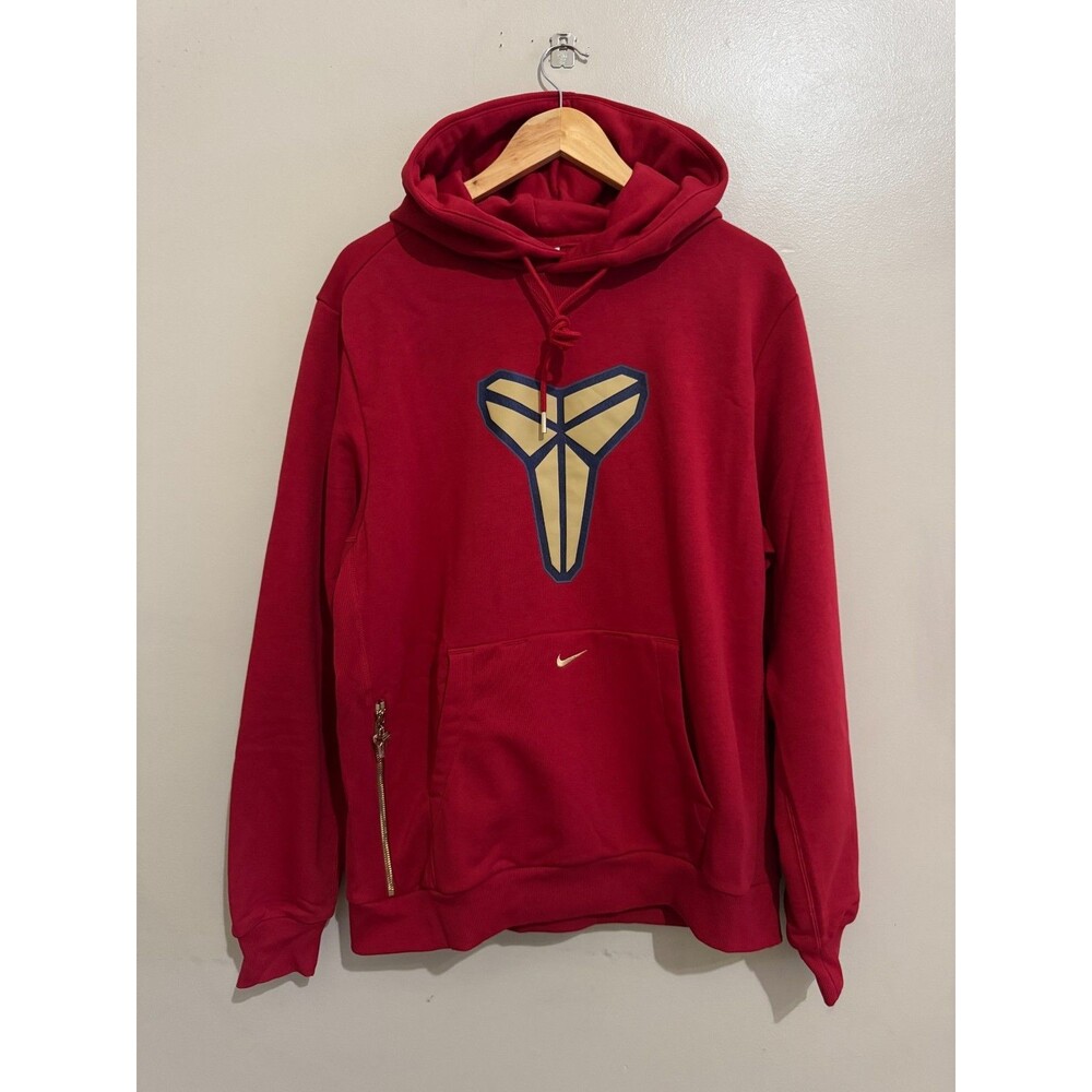 Nike Kobe Dri-FIT Pullover Red Basketball Hoodie HF0066-636 Mens Size M NEW